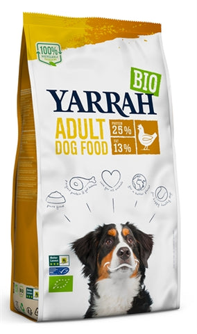 Yarrah Dog Morceaux de Poulet Bio 10 KG