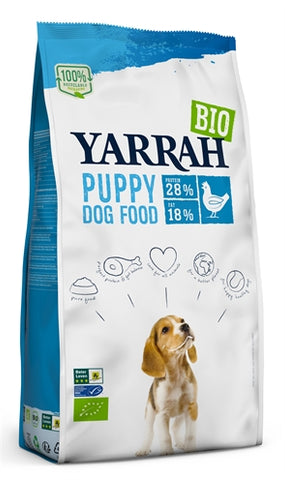 Yarrah Dog Organic Chunks Puppy Chicken 2 KG