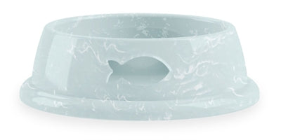 Tarhong Food Bowl Cat Whiskers Marble Mint Melamine 15X4.5 CM 180 ML