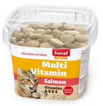 Sanal Cat Multi Vitamin Salmon Snacks Cup 100 GR