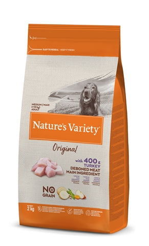 Natures Variety Original Adult Medium / Maxi Dinde sans grains