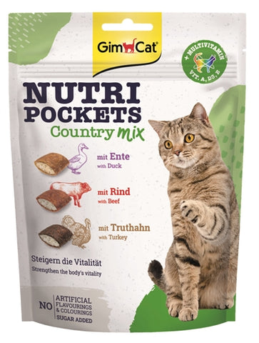 Gimcat Nutri Pockets Mélange Pays 150 GR