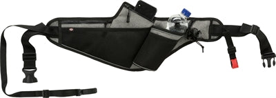 Trixie Jogging Belt With Leash Gray / Black 115-150X2 CM / 70-130X23 CM