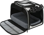 Trixie Cat Bag Valery Black / Gray 49X29X31 CM