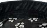 Trixie Hondenmand Jimmy Ovaal Zwart Met Pootprint