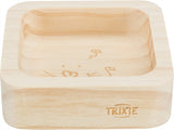 Trixie Food Bowl Wood Mouse / Hamster 8X8 CM 60 ML