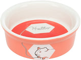 Trixie Food Bowl / Water Bowl Ceramic Strip Guinea Pig Assorted 11 CM