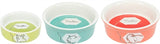 Trixie Food Bowl / Water Bowl Ceramic Strip Hamster Assorted 8 CM