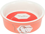 Trixie Food Bowl / Water Bowl Ceramic Strip Rabbit Assorted 11 CM