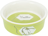 Trixie Food Bowl / Water Bowl Ceramic Strip Rabbit Assorted 11 CM