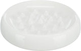 Trixie Bol Alimentaire Alimentation Lente Céramique Blanc 18 CM 250 ML