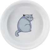 Trixie Feeder / Water Bowl Angry Cat Gray 13 CM 250 ML