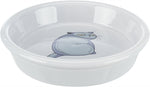 Trixie Feeder / Water Bowl Angry Cat Gray 13 CM 250 ML