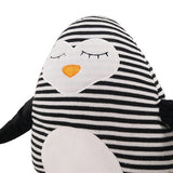 Pingouin froissé rayé en palissandre 35X13X33 CM