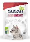 Yarrah Cat Filets Bio au Bœuf en Sauce 14X85 GR