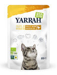 Yarrah Cat Filets Bio au Poulet en Sauce 14X85 GR