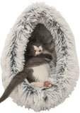 Trixie Lit pour Chat Iglo Harvey Gris / Blanc-Noir 41X35X26 CM