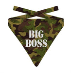 Plenty Gifts Bandana Hond Big Boss Camouflage Groen 16-20 CM