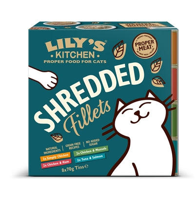 Lily's Kitchen Filets Râpés Multipack 8X70 GR