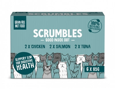 Scrumbles Complete Cat Wet Variety Pack 6X85 GR