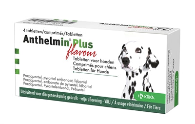 Krka Anthelmin Plus Comprimés vermifuges 4 TBL