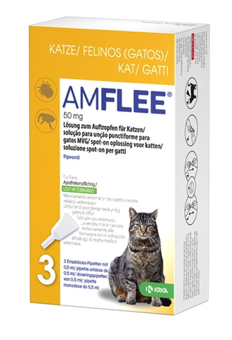 Krka Amflee Spot On Cat 50 MG 3 PIP