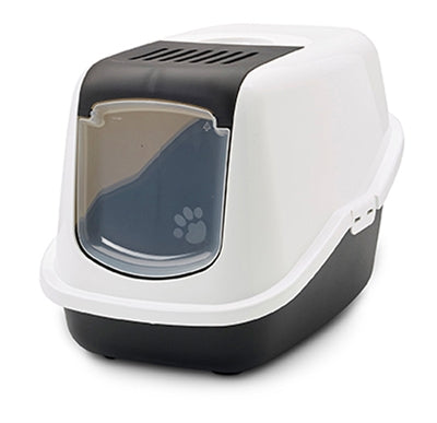 Savic Litter Box Nestor White / Black 56X39X38.5 CM