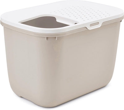 Savic Litter Box Hop In Mocca / White 58.5X39X39.5 CM