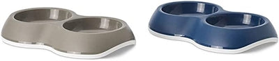 Savic Food Bowl Cat Delice Double Assorted 26X15.5X4 CM 2X200 ML
