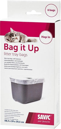 Sac à litière pour chat Savic, sac à litière pour saut dans le bac à litière 58,5x39x39,5 CM