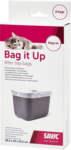 Sac à litière pour chat Savic, sac à litière pour saut dans le bac à litière 58,5x39x39,5 CM