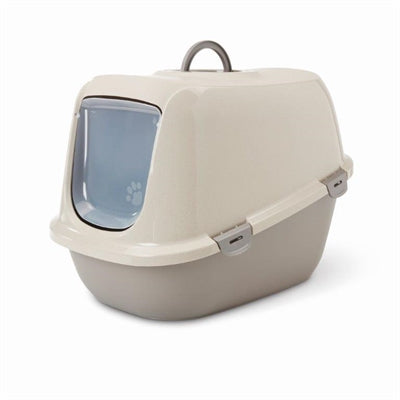 Savic Litter Box Happy Planet Leo Mocca / Warm Gray 54.5X39X39 CM