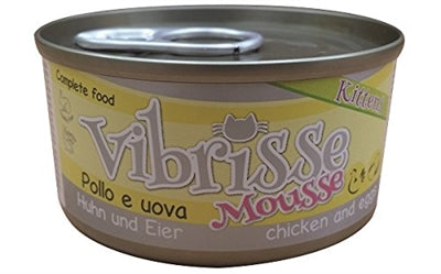 Vibrisse Kitten Mousse Chicken With Egg 70 GR (24 pieces)
