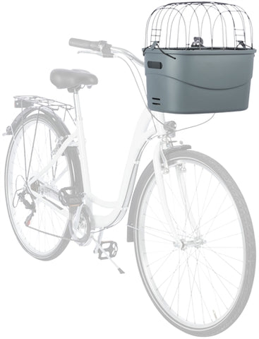Trixie Handlebar Bicycle Basket Plastic Gray 42X30X39 CM UP TO 5 KG