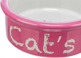 Trixie Food Bowl Abreuvoir Céramique Rose/Gris Clair 12 CM 300 ML