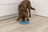 Trixie Feeding Mat Slow Feeding Tpe Blue 28X28 CM