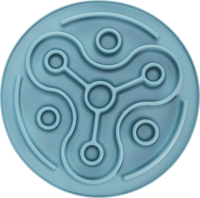 Trixie Feeding Mat Slow Feeding Tpe Blue 28X28 CM