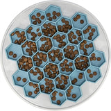 Trixie Slowfeeding Plate Hive Plastic / Tpr / Tpe Gray / Blue 30X30 CM