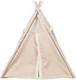 Trixie Lit pour Chat Tipi Boho Beige 55X55X65 CM