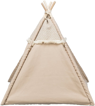 Trixie Lit pour Chat Tipi Boho Beige 55X55X65 CM