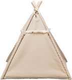 Trixie Lit pour Chat Tipi Boho Beige 55X55X65 CM