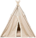 Trixie Lit pour Chat Tipi Boho Beige 55X55X65 CM