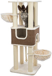 Trixie Arbre à Chat Xxl Humberto Crème/Marron Foncé 68x68x174 CM