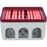 Trixie Cat Activity Rod Box Blanc / Bordeaux 20X16X12 CM