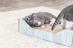 Trixie Krabmand Karton Catnip Turquoise 45X33X12 CM