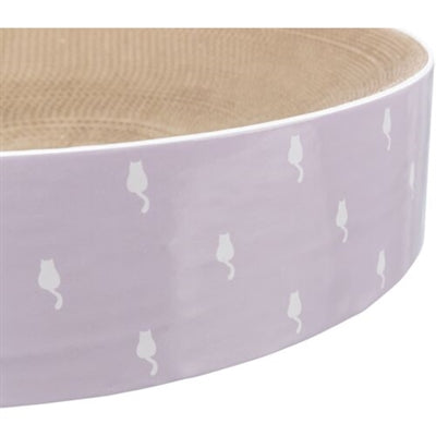 Trixie Scratching Basket Lilly Cardboard Catnip Lilac 45X45X10 CM