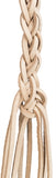 Trixie Toys Laces Leather With Wooden Beads Natural 50 CM