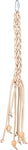 Trixie Toys Laces Leather With Wooden Beads Natural 50 CM