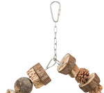 Trixie Ring Swing Wood / Pine Cones Natural 18X18 CM