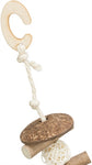 Trixie Nibble Swing Coconut/Wood/Rattan 20X30 CM